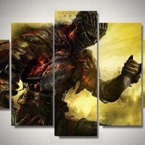 Dark Soul - Gaming 5 Panel Canvas Art Wall Decor
