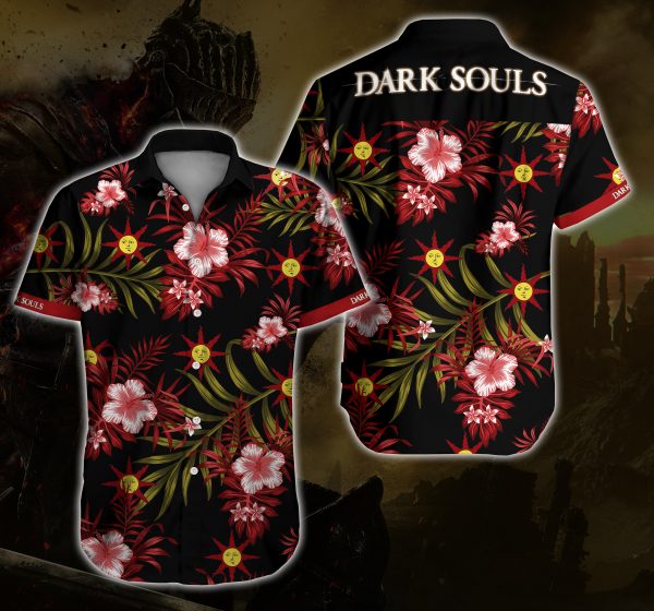 Dark Souls Hawaiian Shirt Summer Button Up Dark Souls Hawaiian Shirt Summer Button Up