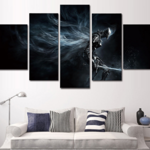 Dark Souls Poster Sport - Gaming 5 Panel Canvas Art Wall Decor