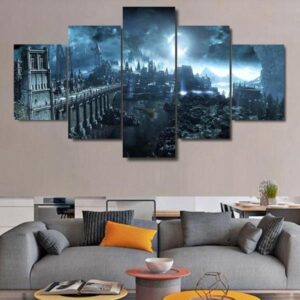Dark Souls - Abstract 5 Panel Canvas Art Wall Decor