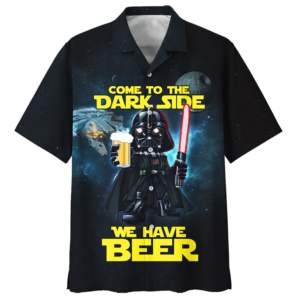 Darth Vader Come To The Dark Side We Have Beer Hawaiian Shirt