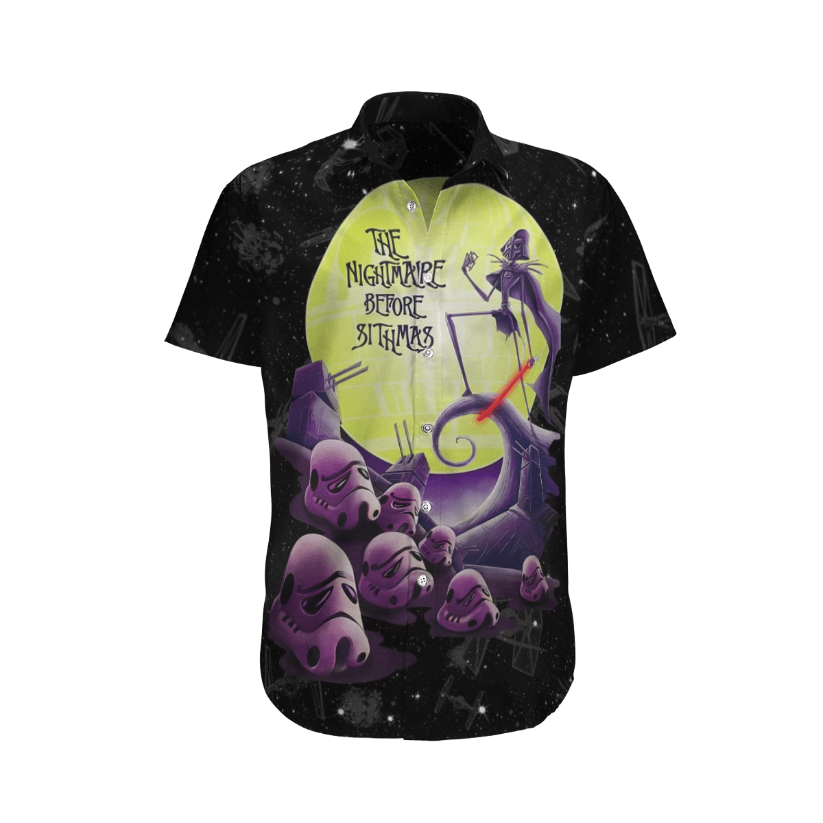 Darth Vader The Nightmare Before Sithmas Hawaiian Shirt Darth Vader The Nightmare Before Sithmas Hawaiian Shirt