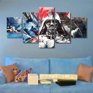 Darth Vader - Movie 5 Panel Canvas Art Wall Decor