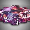 Date A Live - Anime 5 Panel Canvas Art Wall Decor