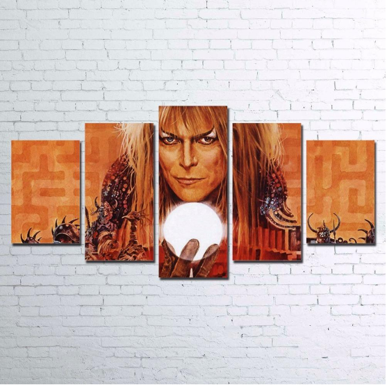 David Bowie Labyrinth Movie - Movie 5 Panel Canvas Art Wall Decor David Bowie Labyrinth Movie - Movie 5 Panel Canvas Art Wall Decor