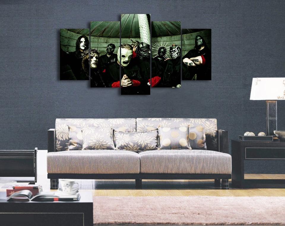 Day Of The Dead Face - Festival 5 Panel Canvas Art Wall Decor Day Of The Dead Face - Festival 5 Panel Canvas Art Wall Decor