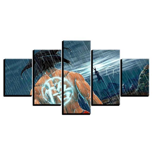 Dbz Super Beerus Vs Goku - Anime 5 Panel Canvas Art Wall Decor Dbz Super Beerus Vs Goku - Anime 5 Panel Canvas Art Wall Decor