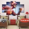 Dc Comics: Flash - Barry Allen - Dc 5 Panel Canvas Art Wall Decor