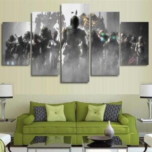 Dead Space Crysis Mass Effect - Gaming 5 Panel Canvas Art Wall Decor