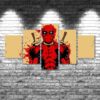 Deadpool 03 - Movie 5 Panel Canvas Art Wall Decor
