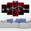 Deadpool 10 - Movie 5 Panel Canvas Art Wall Decor