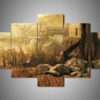 Deadwood - Movie 5 Panel Canvas Art Wall Decor