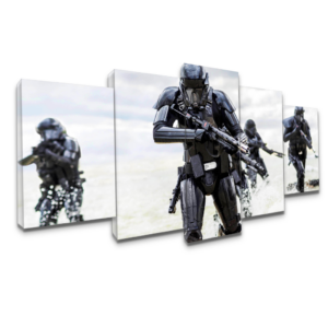 Death Troopers - Movie 5 Panel Canvas Art Wall Decor