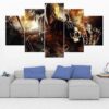 Deathstroke 2 - Dc 5 Panel Canvas Art Wall Decor