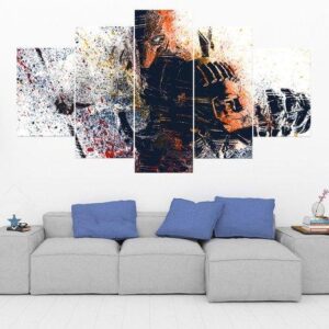 Deathstroke - Dc 5 Panel Canvas Art Wall Decor