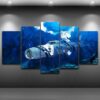 Deep Sea Submarine - Aircraft 5 Panel Canvas Art Wall Decor