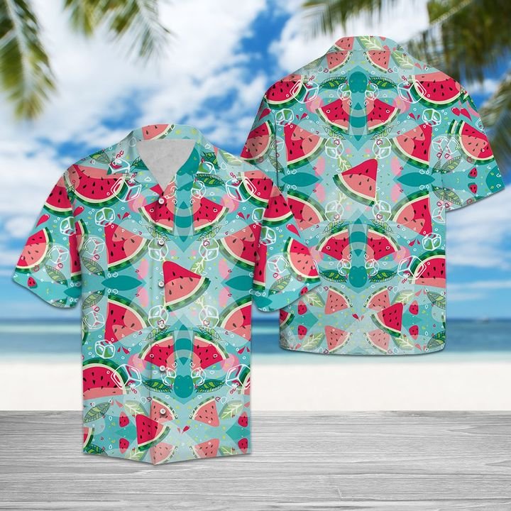 Delicious Watermelon Hawaiian Shirt Summer Button Up Delicious Watermelon Hawaiian Shirt Summer Button Up