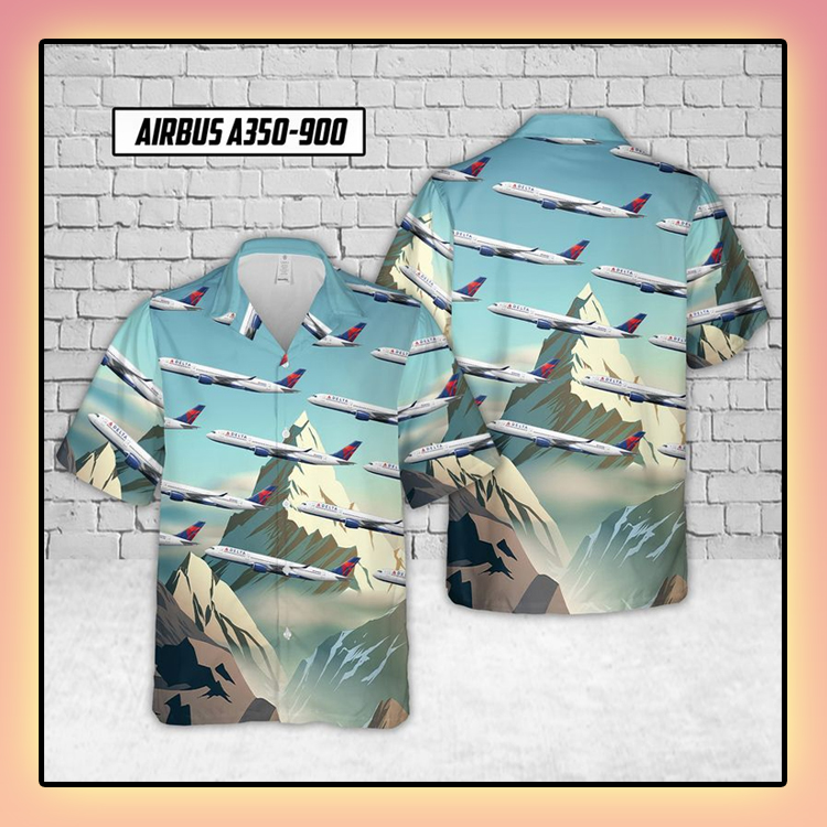 Delta Airbus Hawaiian Shirt Delta Airbus Hawaiian Shirt