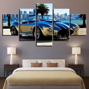 Deluxe Sports Car - Automative 5 Panel Canvas Art Wall Decor
