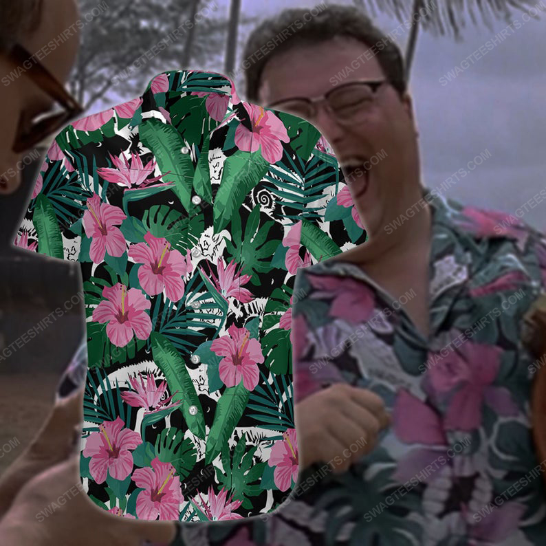 Dennis Nedry Jurassic Park Summer Vacation Hawaiian Shirt Dennis Nedry Jurassic Park Summer Vacation Hawaiian Shirt