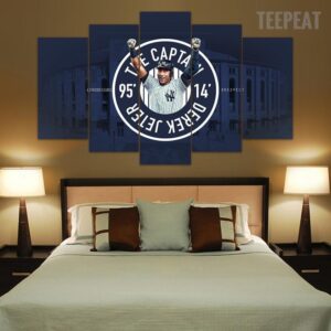 Derek Jeter “Farewell” - Sport 5 Panel Canvas Art Wall Decor