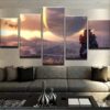 Destiny Scenic And Galactic - Cartoon 5 Panel Canvas Art Wall Decor