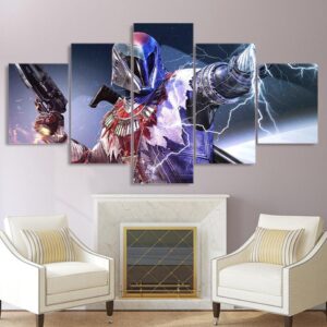 Destiny iron soldier - Gaming 5 Panel Canvas Art Wall Decor