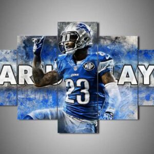 Detroit Lions - Darius Slay - Sport 5 Panel Canvas Art Wall Decor