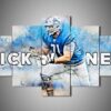Detroit Lions - Rick Wagner - Sport 5 Panel Canvas Art Wall Decor