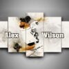 Detroit Tigers 1 - Sport 5 Panel Canvas Art Wall Decor