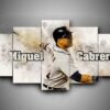 Detroit Tigers 2 - Sport 5 Panel Canvas Art Wall Decor