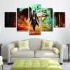 Devil May Cry : Dante - Gaming 5 Panel Canvas Art Wall Decor