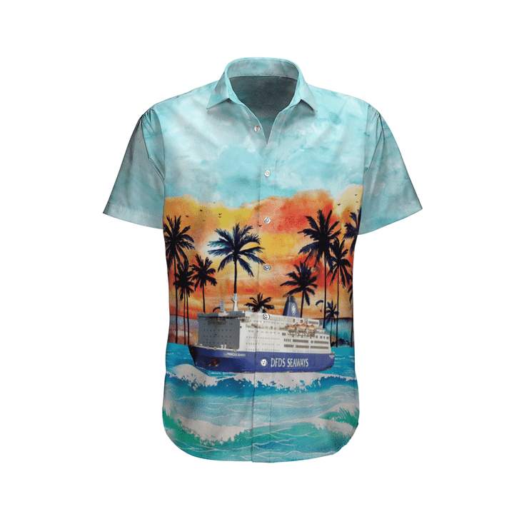 Dfds Ms Princess Seaways Hawaiian Shirt Dfds Ms Princess Seaways Hawaiian Shirt