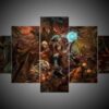 Diablo - Gaming 5 Panel Canvas Art Wall Decor
