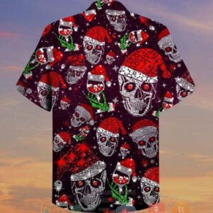 Diamond Skull Christmas Hawaiian Shirt