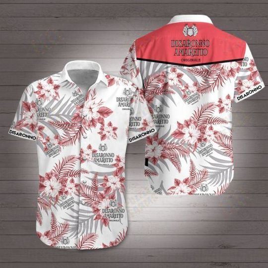 Disaronno Amaretto Hawaiian Shirt- Limited Edition Disaronno Amaretto Hawaiian Shirt- Limited Edition