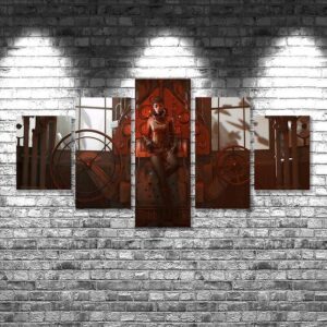 Dishonored - Gaming 5 Panel Canvas Art Wall Decor