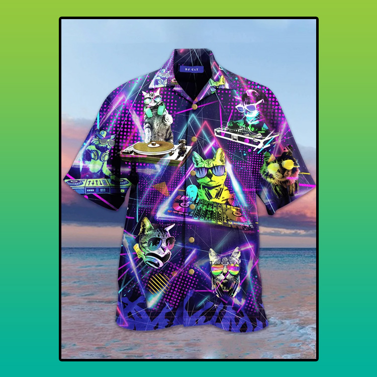Dj Cat Hawaiian Shirt Dj Cat Hawaiian Shirt