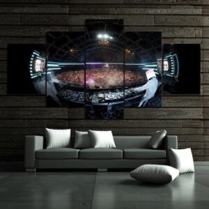 Dj Concert Party - Music 5 Panel Canvas Art Wall Decor
