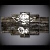 Dj Yoda Of Star Wars Movie - 5 Panel Canvas Art Wall Decor