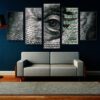 Do The Work - Abstract 5 Panel Canvas Art Wall Decor