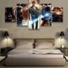Doctor Who 1 - Movie 5 Panel Canvas Art Wall Decor