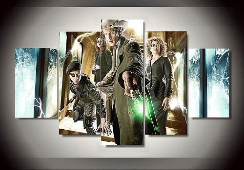 Doctor Who 8 - Movie 5 Panel Canvas Art Wall Decor Doctor Who 8 - Movie 5 Panel Canvas Art Wall Decor