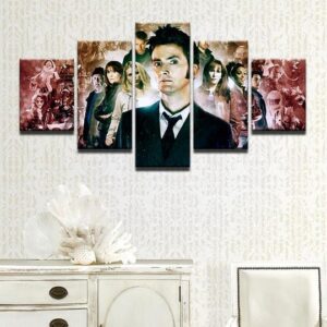 Doctor Who David Tennant - Movie 5 Panel Canvas Art Wall Decor