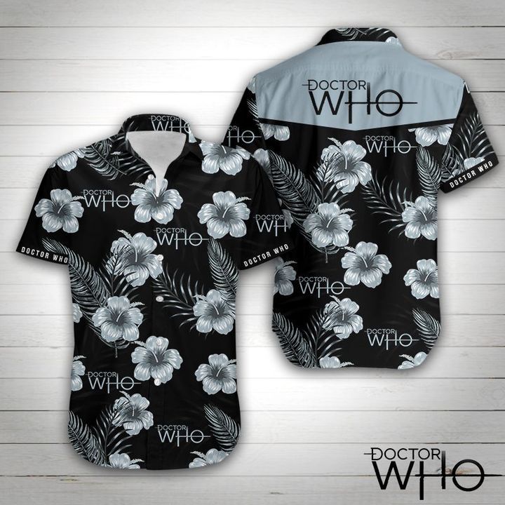 Doctor Who Hawaiian Shirt Summer Button Up Doctor Who Hawaiian Shirt Summer Button Up