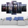 Doctor Who Tardis 11 - Movie 5 Panel Canvas Art Wall Decor