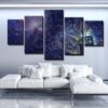 Doctor Who Tardis Movie - 5 Panel Canvas Art Wall Decor