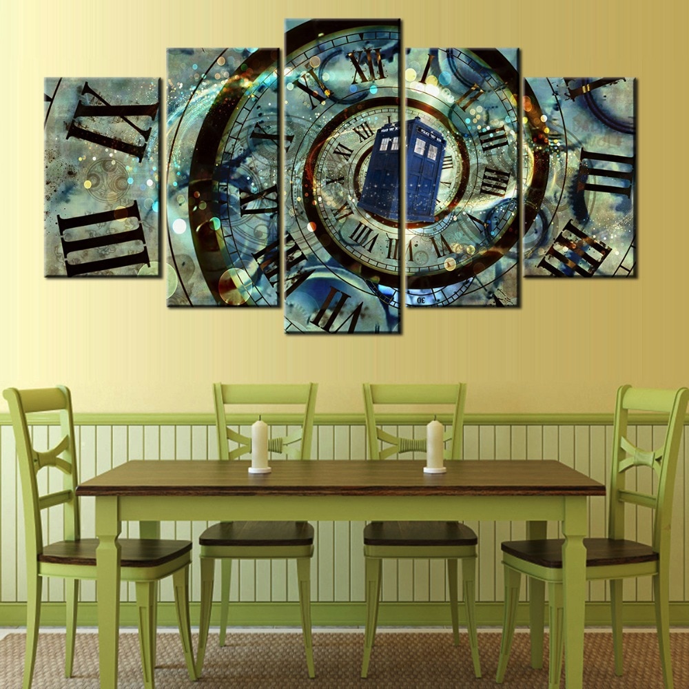 Doctor Who Tardis Time Machine Movie - 5 Panel Canvas Art Wall Decor Doctor Who Tardis Time Machine Movie - 5 Panel Canvas Art Wall Decor