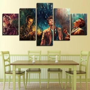 Doctor Who - Movie 5 Panel Canvas Art Wall Decor