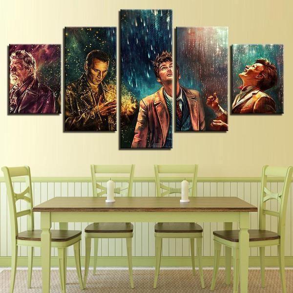 Doctor Who - Movie 5 Panel Canvas Art Wall Decor Doctor Who - Movie 5 Panel Canvas Art Wall Decor